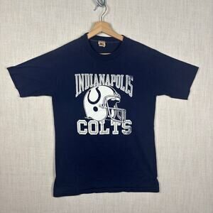 Vintage Indianapolis Colts 1980s NFL Football Logo 7 Medium Tee1